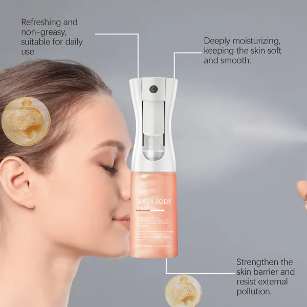 Sheer Body Mist Sunscreen SPF 42 ~ Weightless sun protection you’ll forget you’re wearing
