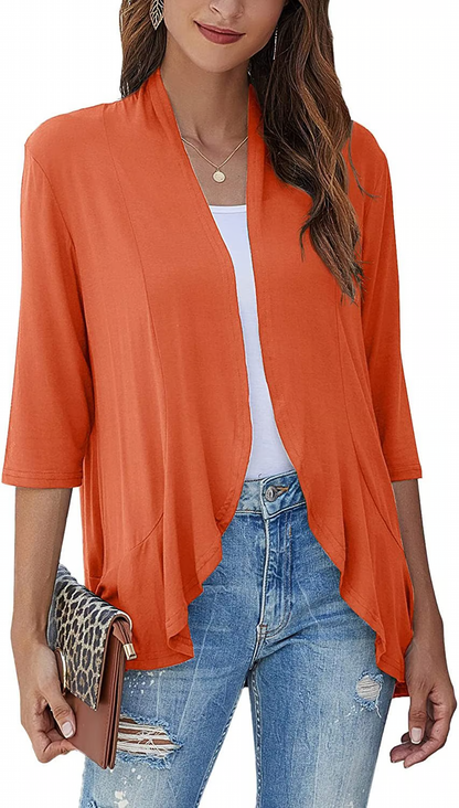 Lightweight Open Front Cardigans ~ Throw-on style that works for any outfit