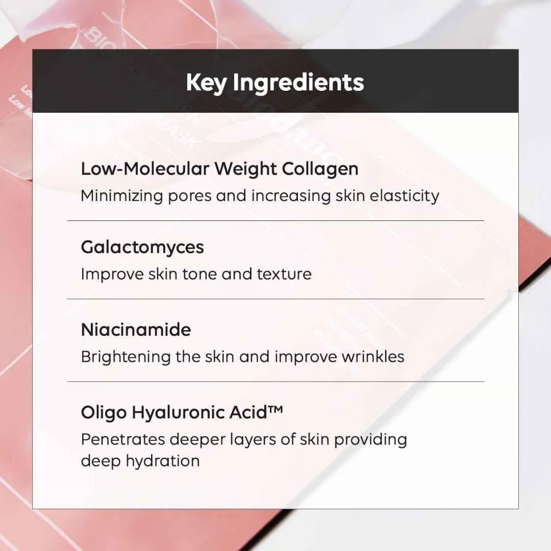 Bio-Collagen Face Mask (5pcs) ~ Not Your Average Mask