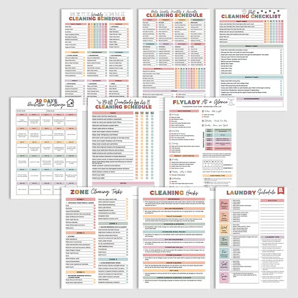 Cleaning & Organizing Toolkit ~ ADHD-focused system to simplify cleaning