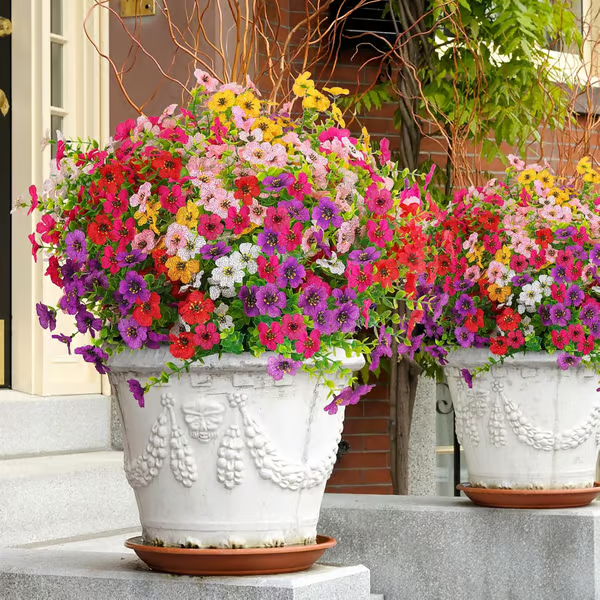 UV Resistant Lifelike Artificial Flowers ~ Brighten your garden with zero upkeep