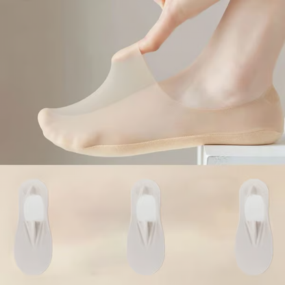 Invisible Breathable Socks ~ Stay-cool comfort that never slips.