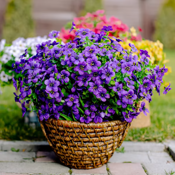 Artificial Outdoor Flowers ~ Garden-fresh look that lasts all year