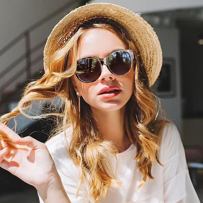 Cat Eye Polarized Sunglasses ~ Statement style with serious sun defense.