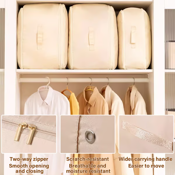 Space Saving Compression Organizer ~ Instantly create space in closets, drawers, and luggage