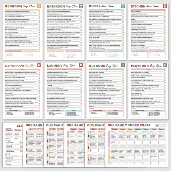 Cleaning & Organizing Toolkit ~ ADHD-focused system to simplify cleaning