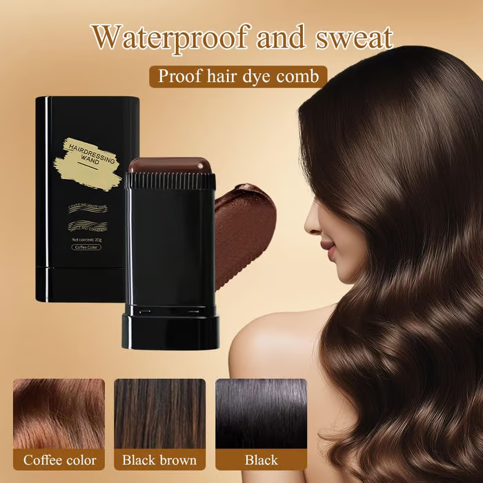 Portable Hair Dye Comb ~ Emergency Gray Hair Fix