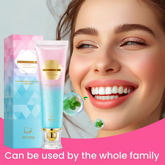 Niacinamide Whitening Toothpaste ~ Whiter teeth, zero pain, real results