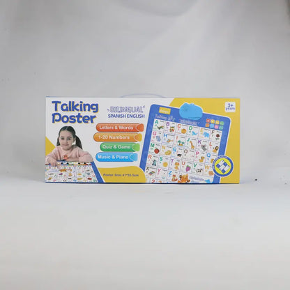 Talking Wall Chart ~ Bilingual learning made fun and effortless.