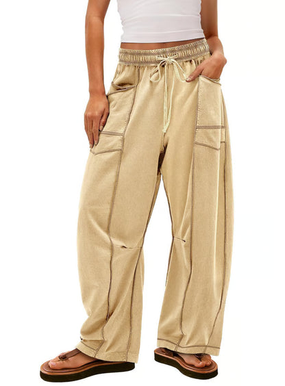 Womens Baggy Barrel Pants ~ Effortless style and all-day comfort in one fit.