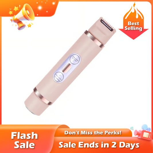 2-in-1 Electric Bikini Trimmer ~ Silky skin from bikini line to face in minutes.