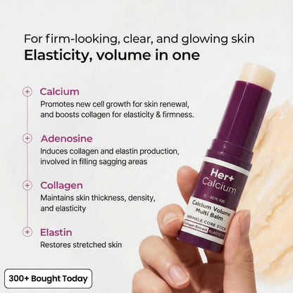 Multi Balm Calcium ~ Fill hollow areas and soften deep lines without needles.