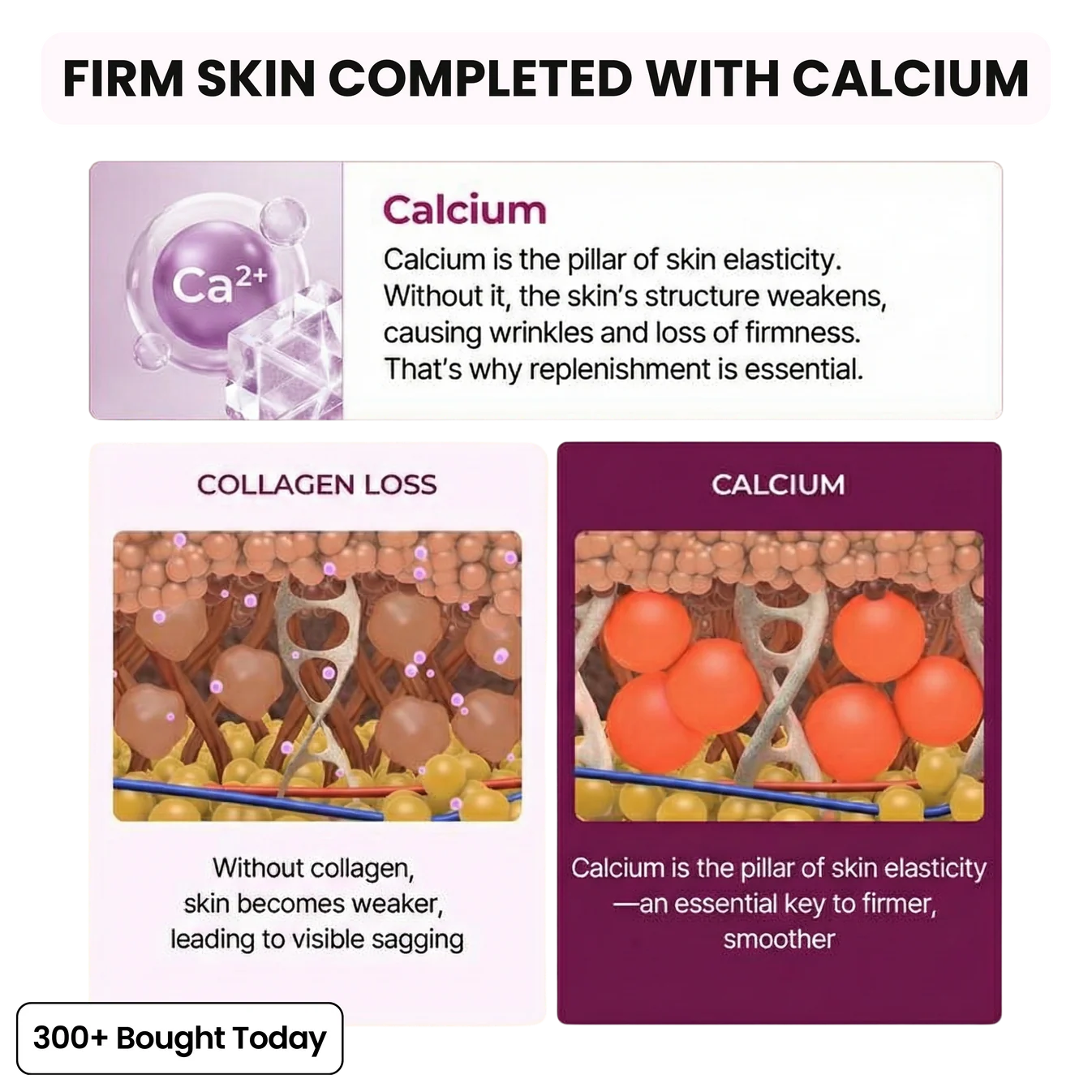 Multi Balm Calcium ~ Fill hollow areas and soften deep lines without needles.