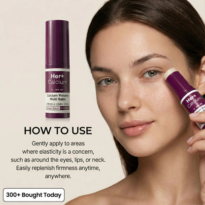 Multi Balm Calcium ~ Fill hollow areas and soften deep lines without needles.