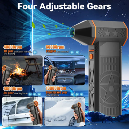 Thermal Snow Blower ~ Blasts snow off your car in seconds.