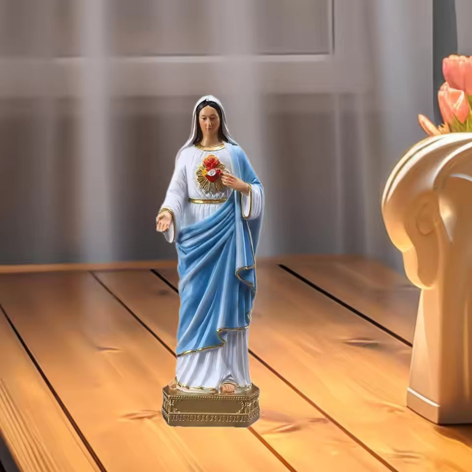 Holy Mother Mary Sacred Heart Statue