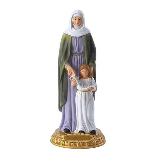 Saint Anne Teaching Mary Statue