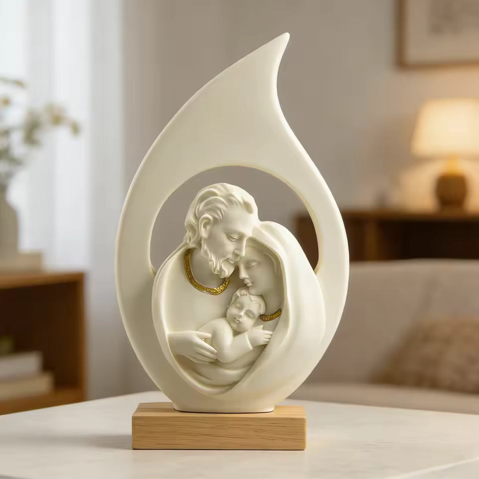Sacred Family Love Sculpture
