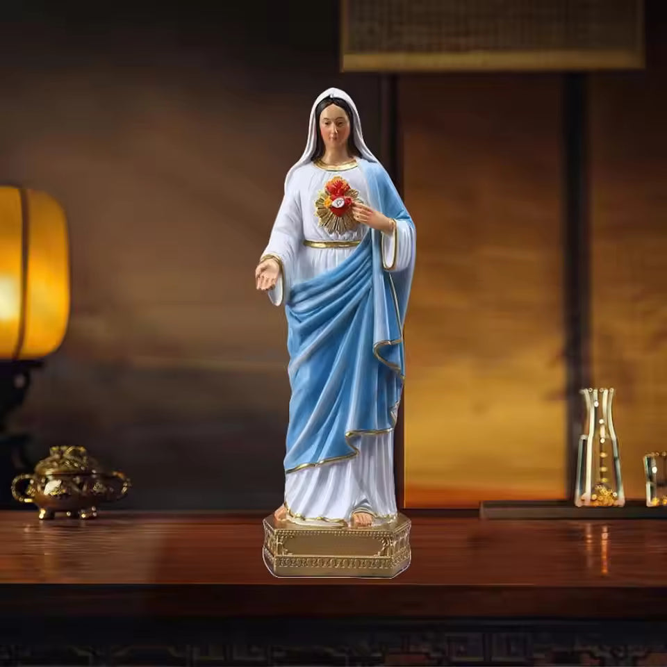 Holy Mother Mary Sacred Heart Statue
