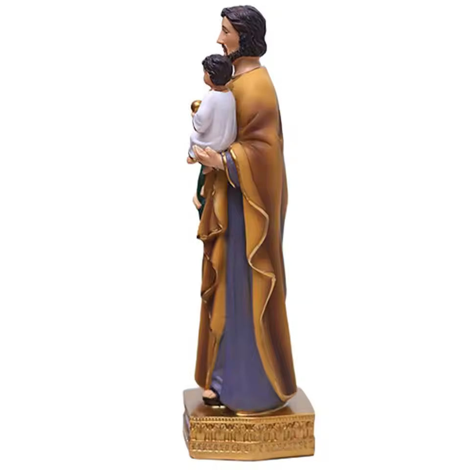 Saint Joseph with Child Jesus Statue