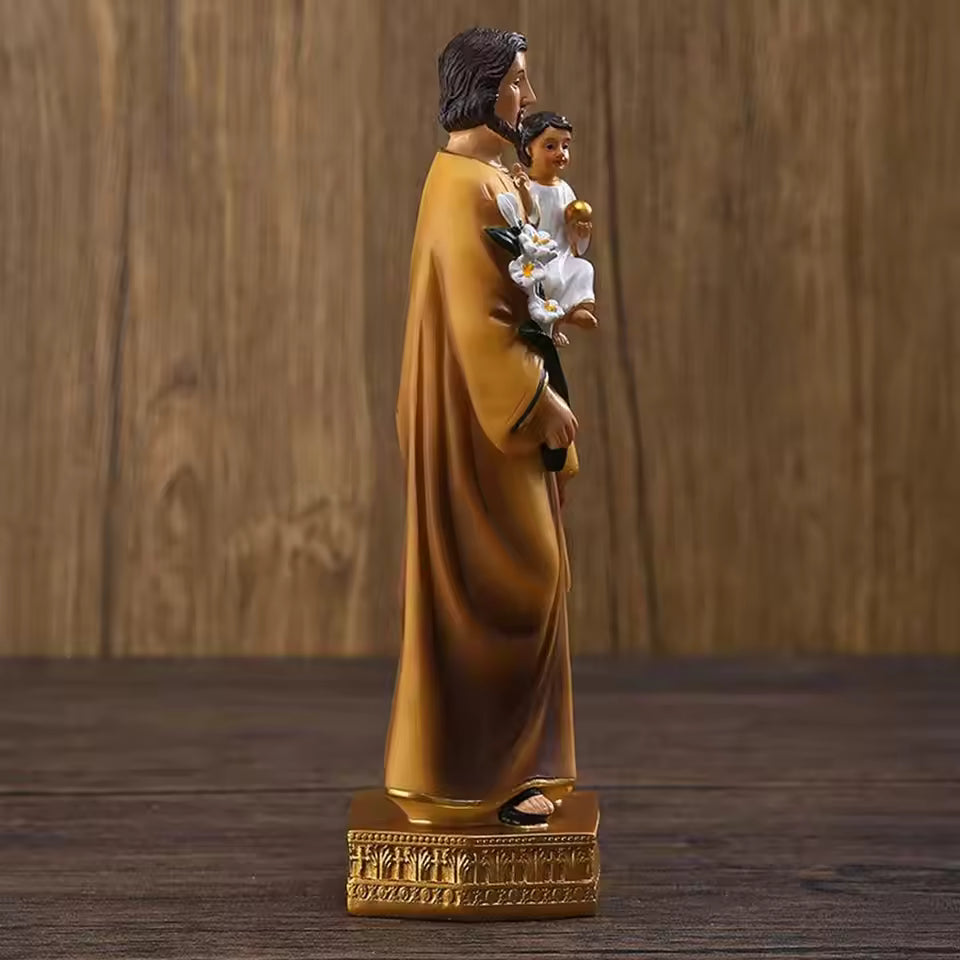 Saint Joseph with Child Jesus Statue