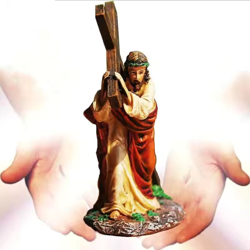 Christ Carrying the Cross Figurine