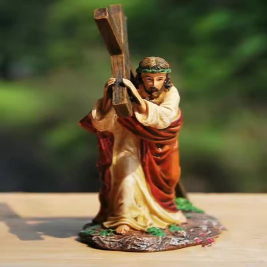 Christ Carrying the Cross Figurine