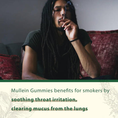 Mullein Lung Detox Gummies ~ Clear Mucus & Boost Respiratory Health