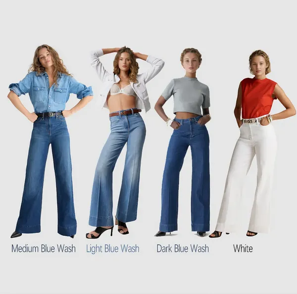 Tummy Control Denim Trousers ~ Smooth your waist, lengthen your legs, feel amazing all day