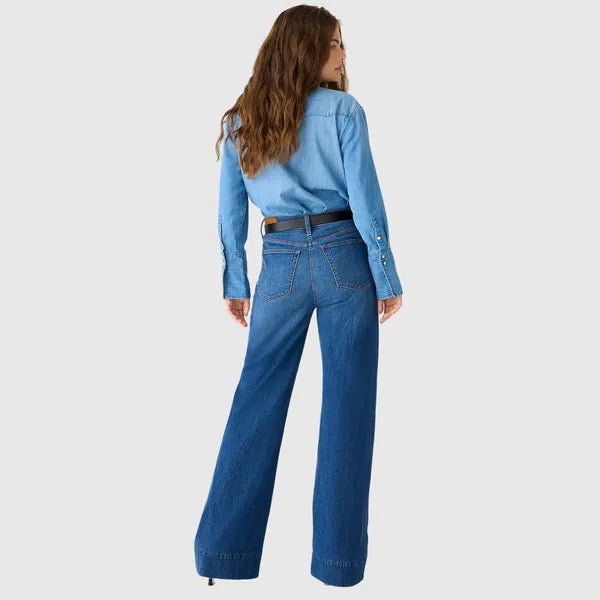 Tummy Control Denim Trousers ~ Smooth your waist, lengthen your legs, feel amazing all day