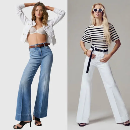 Tummy Control Denim Trousers ~ Smooth your waist, lengthen your legs, feel amazing all day