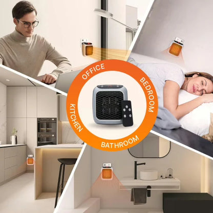 Plug-In Wall Heater ~ Targeted warmth for bedrooms and offices.